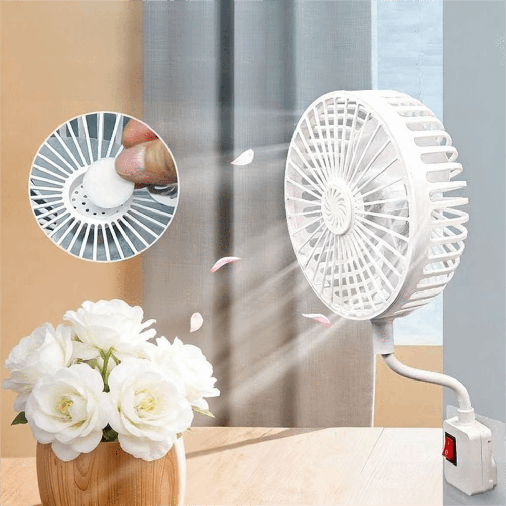 Kitchen Appliances Uk - Kipas Soket Putar 360 Derajat dengan
