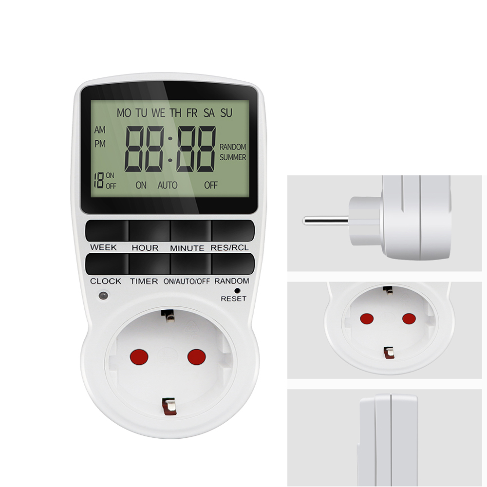 Kitchen Appliances Uk - Sakelar Timer Digital Elektronik 12/24 Jam