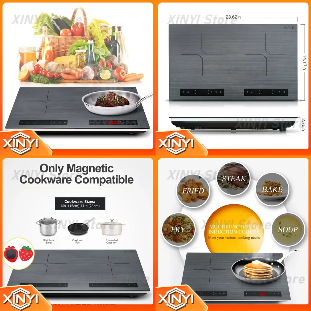 Kitchen Appliances Electric Stove - Kompor Keramik Listrik Terintegrasi untuk Penggorengan,