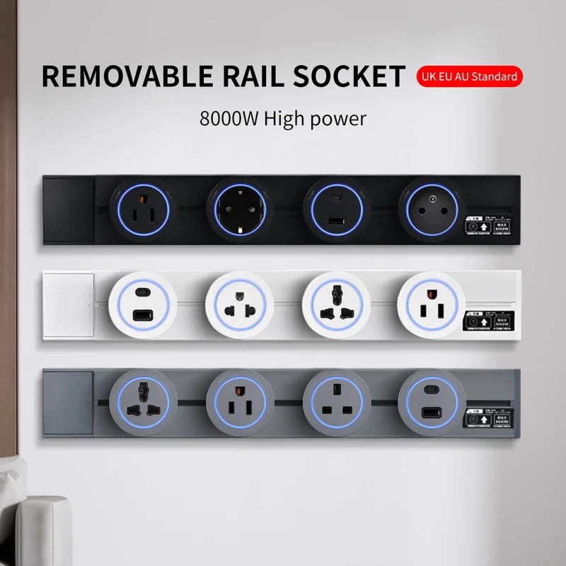 Kitchen Appliances Uk - Stopkontak Dinding Putih Hitam Standar EU