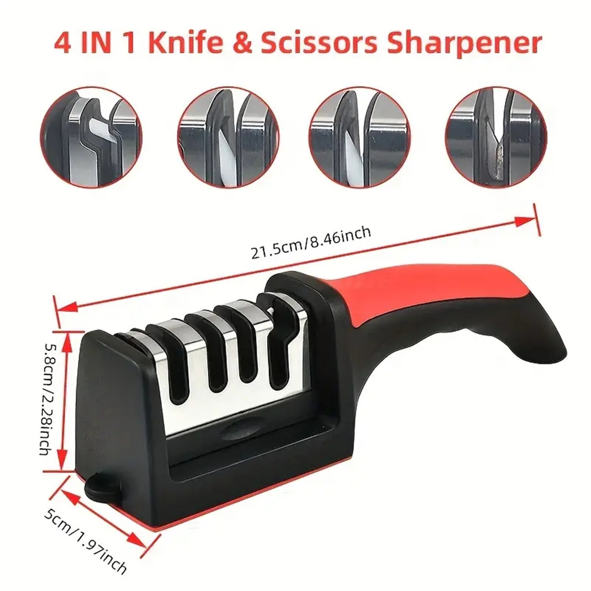 Pengasah Pisau 3/4 Segmen Mult - Kitchen Appliances Best ulasan dan harga