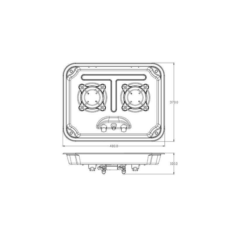 Peralatan Dapur RV Baja Anti K - Kitchen Appliances Electric Stove ulasan dan harga