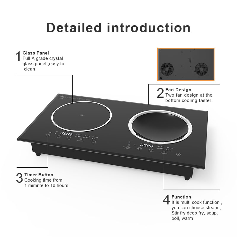 Kompor Listrik 3500W 2 Tungku  - Kitchen Appliances Electric Stove ulasan dan harga